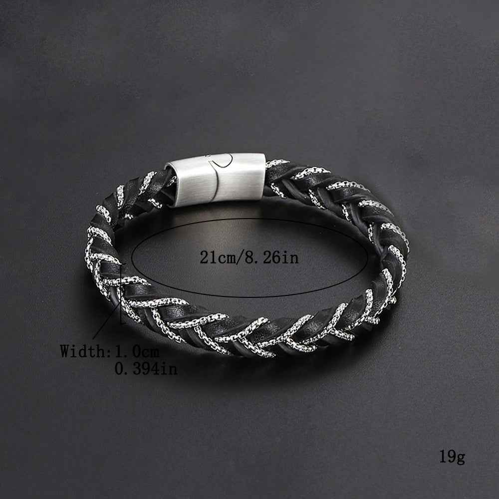 Vireo Leather Bracelet - Stylish and Durable Ring Bracelet for Everyday Wear