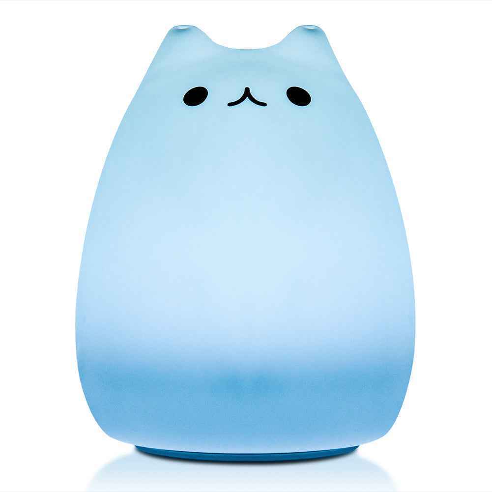 LumiKitty Cat Night Light β Tap-Control & 7 Colors