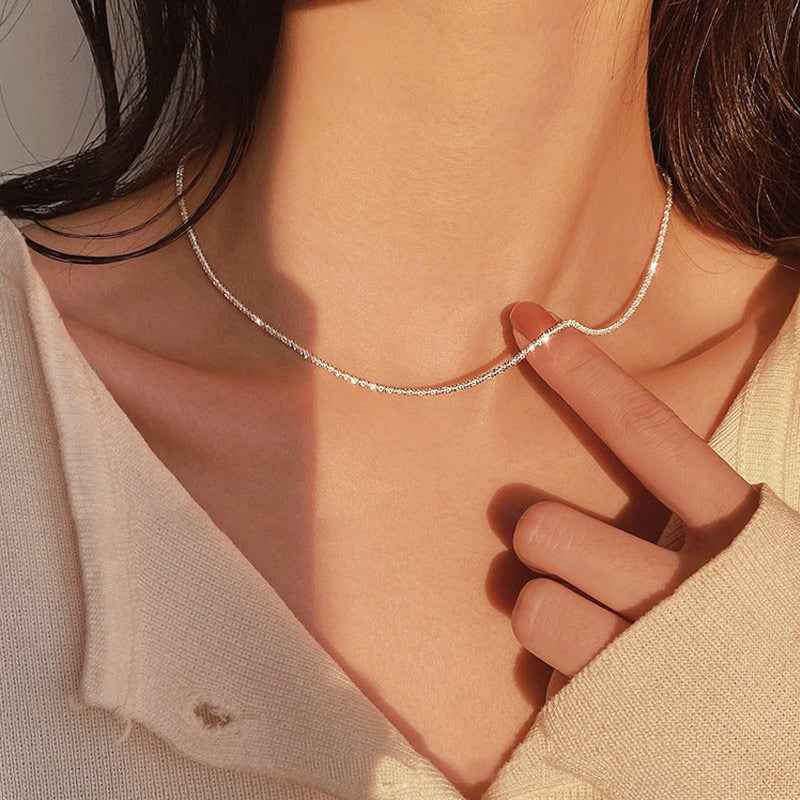 Our necklace collection consists of gold, silver, rose gold and many more colors