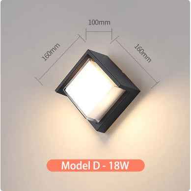 Waterproof Outdoor Wall Lamp – Garden, Patio & Porch LED Lighting for Security