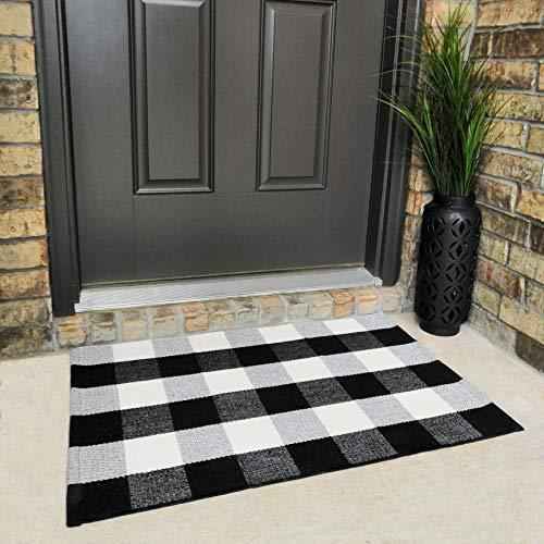 Classic Cotton Buffalo Plaid Rug – Soft, Durable, Stylish Décor for Any Room