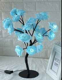 Rose LED Tree Lamp – Stylish Table Lamp for Home Décor and Soft Lighting