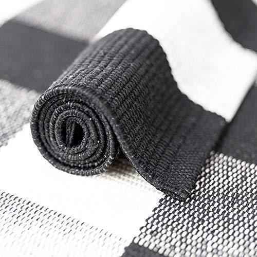 Classic Cotton Buffalo Plaid Rug – Soft, Durable, Stylish Décor for Any Room