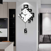 Fashion Wall Clock - Creative and Stylish Number Display for Modern Spaces