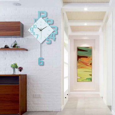 Fashion Wall Clock - Creative and Stylish Number Display for Modern Spaces