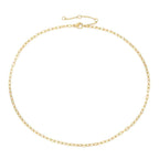 Aureline Necklace - Elegant Ellipse Chain Design for Every Occasion