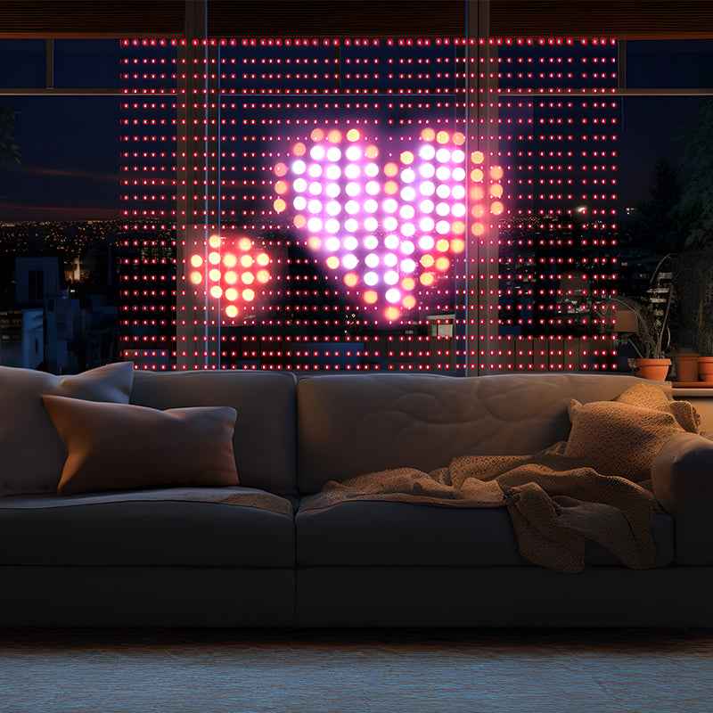 GlowCurtain SmartLight - Control Your Ambiance with APP and Remote