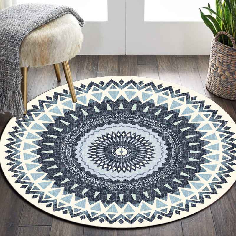 Modern Round Living Room Rug - Chic and Cozy Home Décor Solution