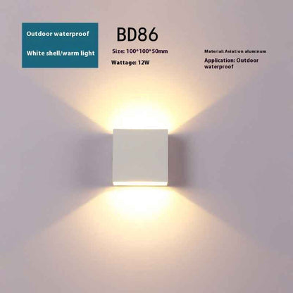 LED Wall Lamp – Indoor & Outdoor Garden, Patio, and Balcony Light