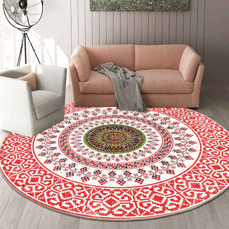 Modern Round Living Room Rug - Chic and Cozy Home Décor Solution