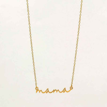 Aurelia Link Necklace Mama Edition - Stylish Tribute Jewelry for Moms