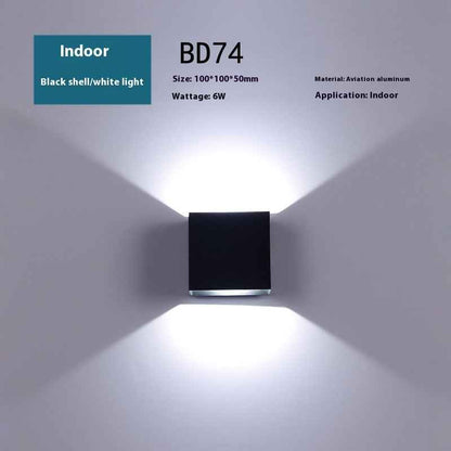 LED Wall Lamp – Indoor & Outdoor Garden, Patio, and Balcony Light