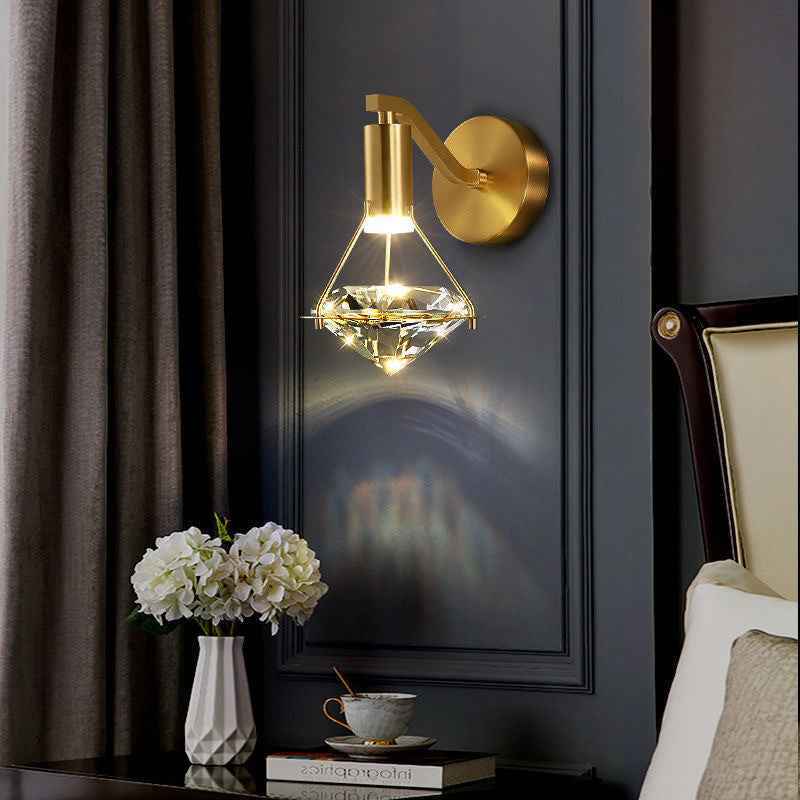 Diamond Glow Wall Light - Elegant Illumination for Your Space