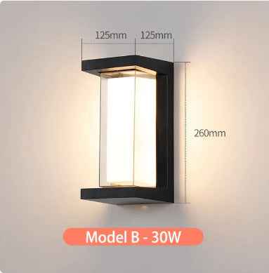 Waterproof Outdoor Wall Lamp – Garden, Patio & Porch LED Lighting for Security
