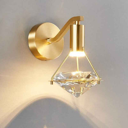 Diamond Glow Wall Light - Elegant Illumination for Your Space