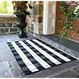 Classic Cotton Buffalo Plaid Rug – Soft, Durable, Stylish Décor for Any Room