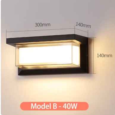 Waterproof Outdoor Wall Lamp – Garden, Patio & Porch LED Lighting for Security