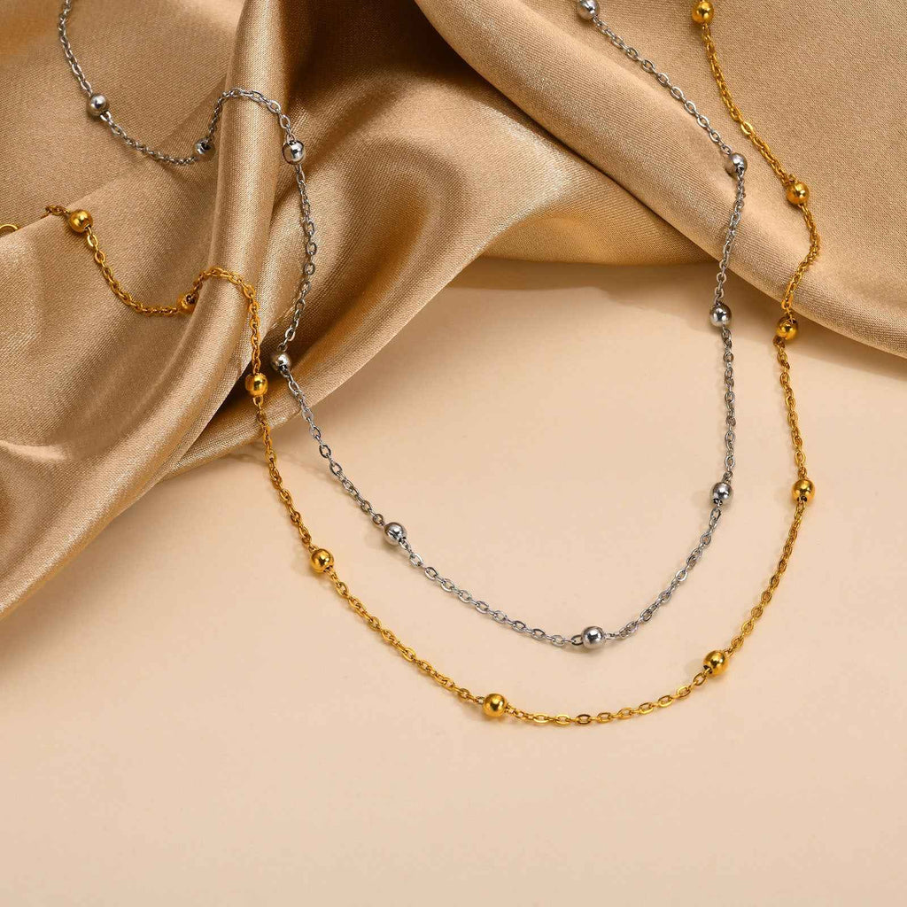 Lumière Bead Necklace - Elegant and Unique Handmade Jewelry