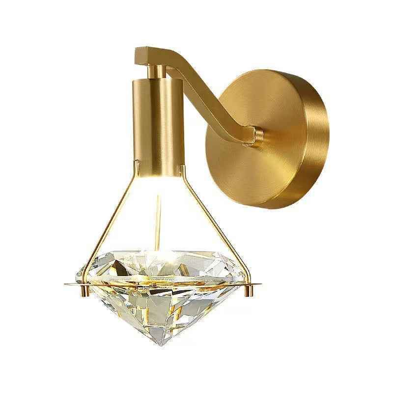 Diamond Glow Wall Light - Elegant Illumination for Your Space