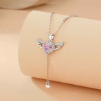 Cupid's Heart Crystal Necklace - Exquisite Cupid Heart Necklace for Every Occasion