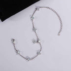 Unisex moissanite zodiac bracelet featuring constellation symbol design