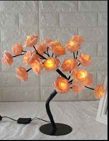 Rose LED Tree Lamp – Stylish Table Lamp for Home Décor and Soft Lighting