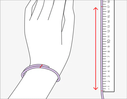 how to measure bracelet size wrist measuring tape jewelry