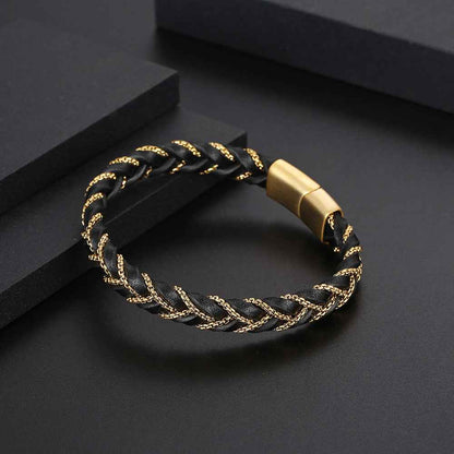 Vireo Leather Bracelet - Stylish and Durable Ring Bracelet for Everyday Wear
