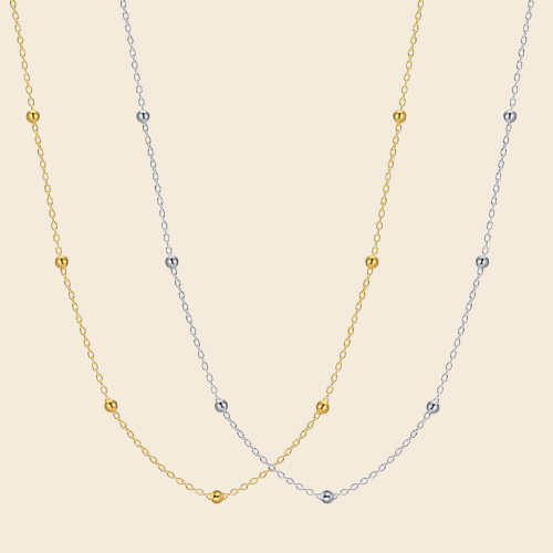 Lumière Bead Necklace - Elegant and Unique Handmade Jewelry