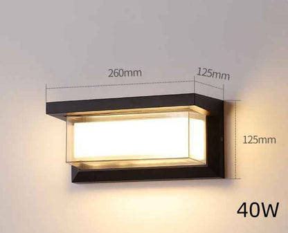 Waterproof Outdoor Wall Lamp – Garden, Patio & Porch LED Lighting for Security