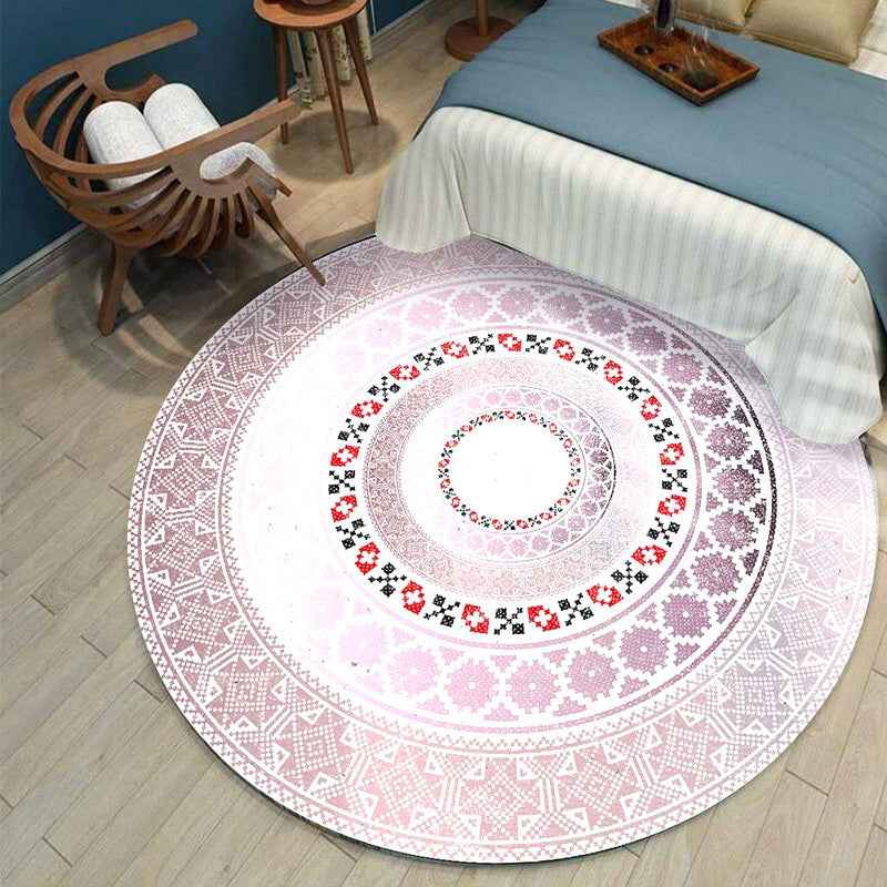 Modern Round Living Room Rug - Chic and Cozy Home Décor Solution