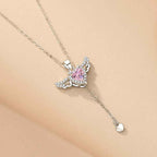 Cupid's Heart Crystal Necklace - Exquisite Cupid Heart Necklace for Every Occasion