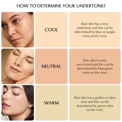 how to determine your undertone, cool - neutral - warm