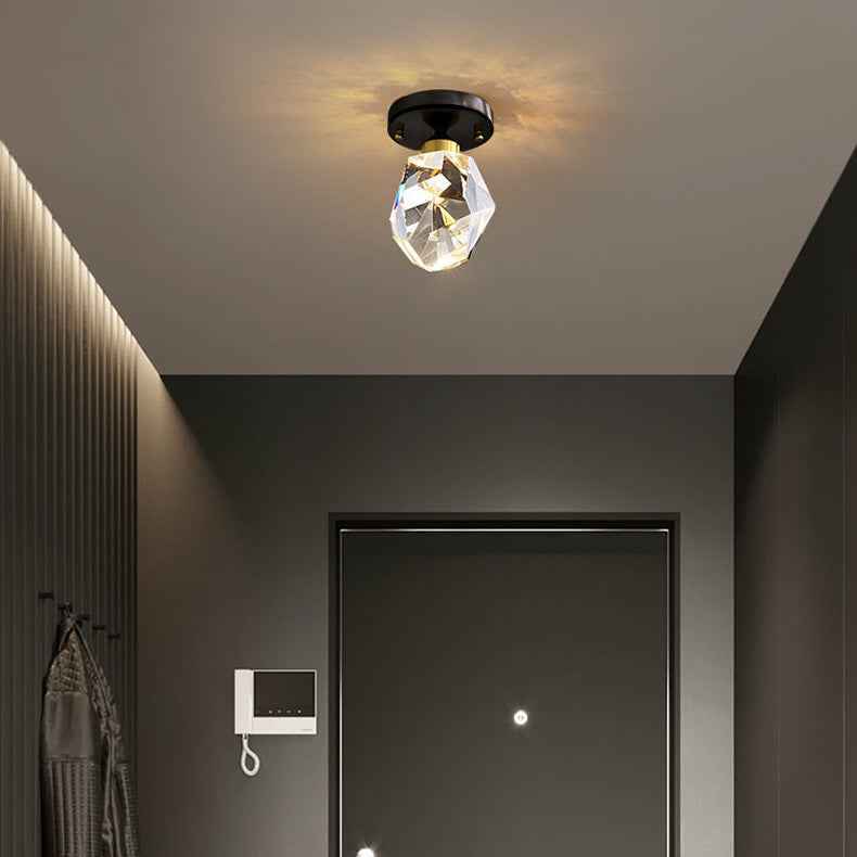 Crystal Aisle Ceiling Light - Elegant Luxury Glass & Metal Pendant Lighting