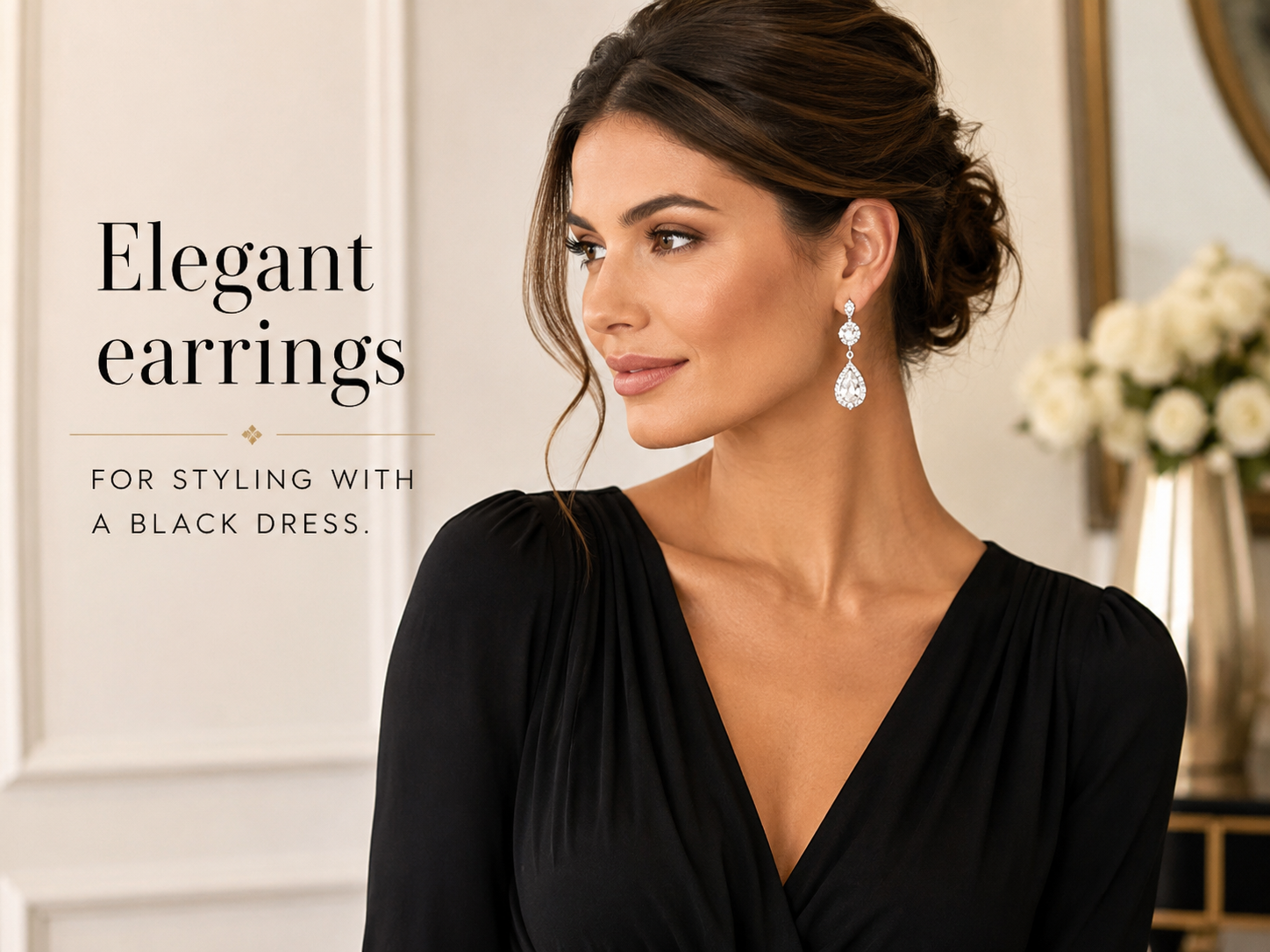 earrings to wear with black lace dress What Earrings to Wear with a Black Dress