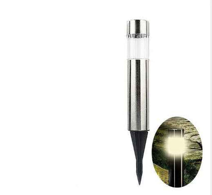 Solar Lawn Lights - Eco-Friendly Cylindrical Design for Bright Outdoor Spaces
