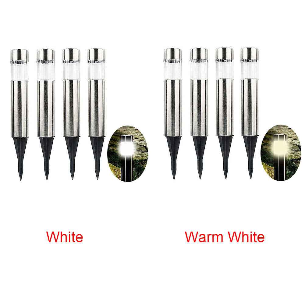 Solar Lawn Lights - Eco-Friendly Cylindrical Design for Bright Outdoor Spaces
