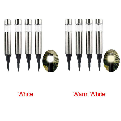 Solar Lawn Lights - Eco-Friendly Cylindrical Design for Bright Outdoor Spaces